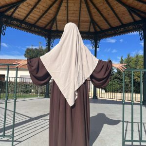 Khimar LAYA blanc cassé