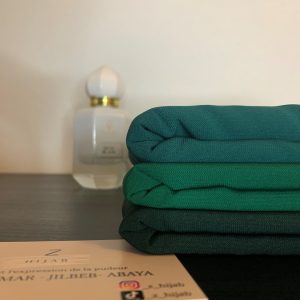 Soie de médine verts