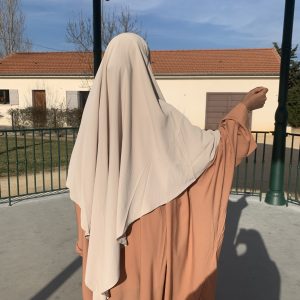 Abaya saoudienne ISRA  corail